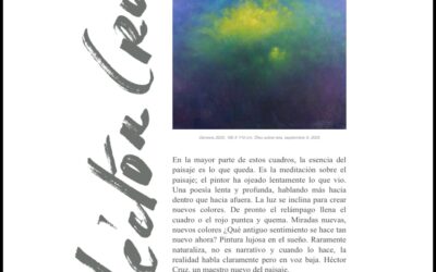 Exposición Maestro Héctor Cruz México
